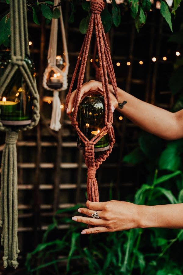 Rust Oeko-Tex Cotton Cord Hanger