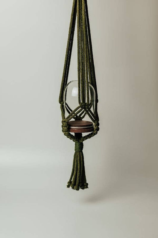 Khaki Oeko-Tex Cotton Cord Hanger
