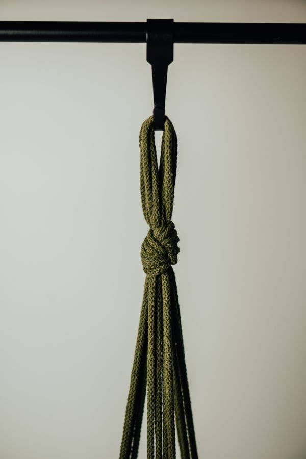 Khaki Oeko-Tex Cotton Cord Hanger