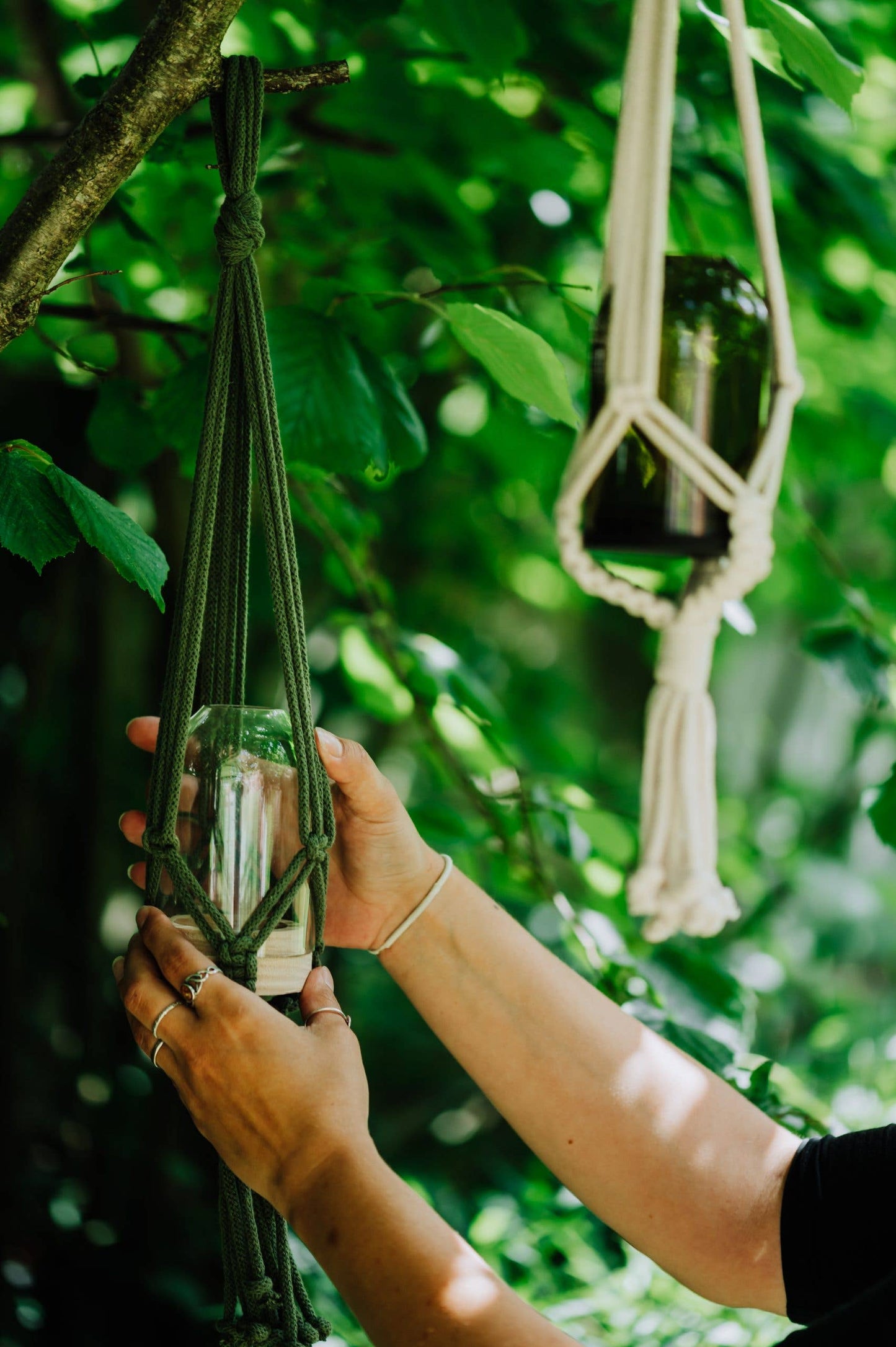 Khaki Oeko-Tex Cotton Cord Hanger